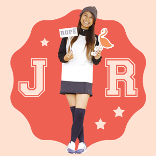 JUN&ROPE'賞に輝いた徳田若菜さん。スポーティーさを取り入れるのはJUN&ROPE'押しスタイル❤